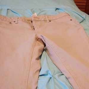 Straight leg khaki pants